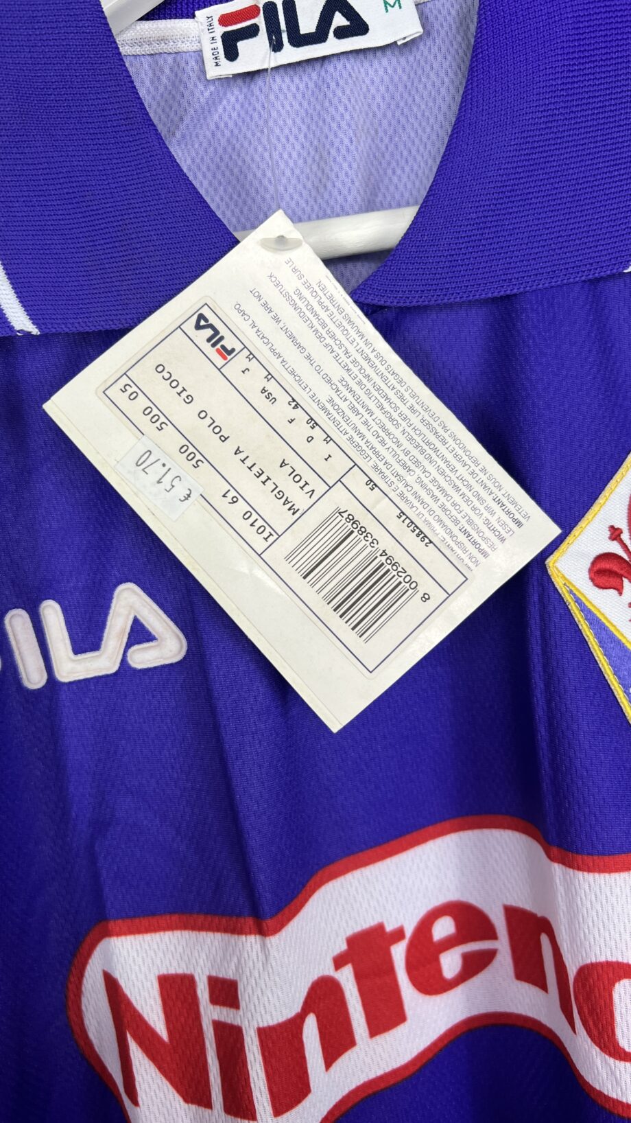 1998-99 Fiorentina *BNWT* home jersey - M