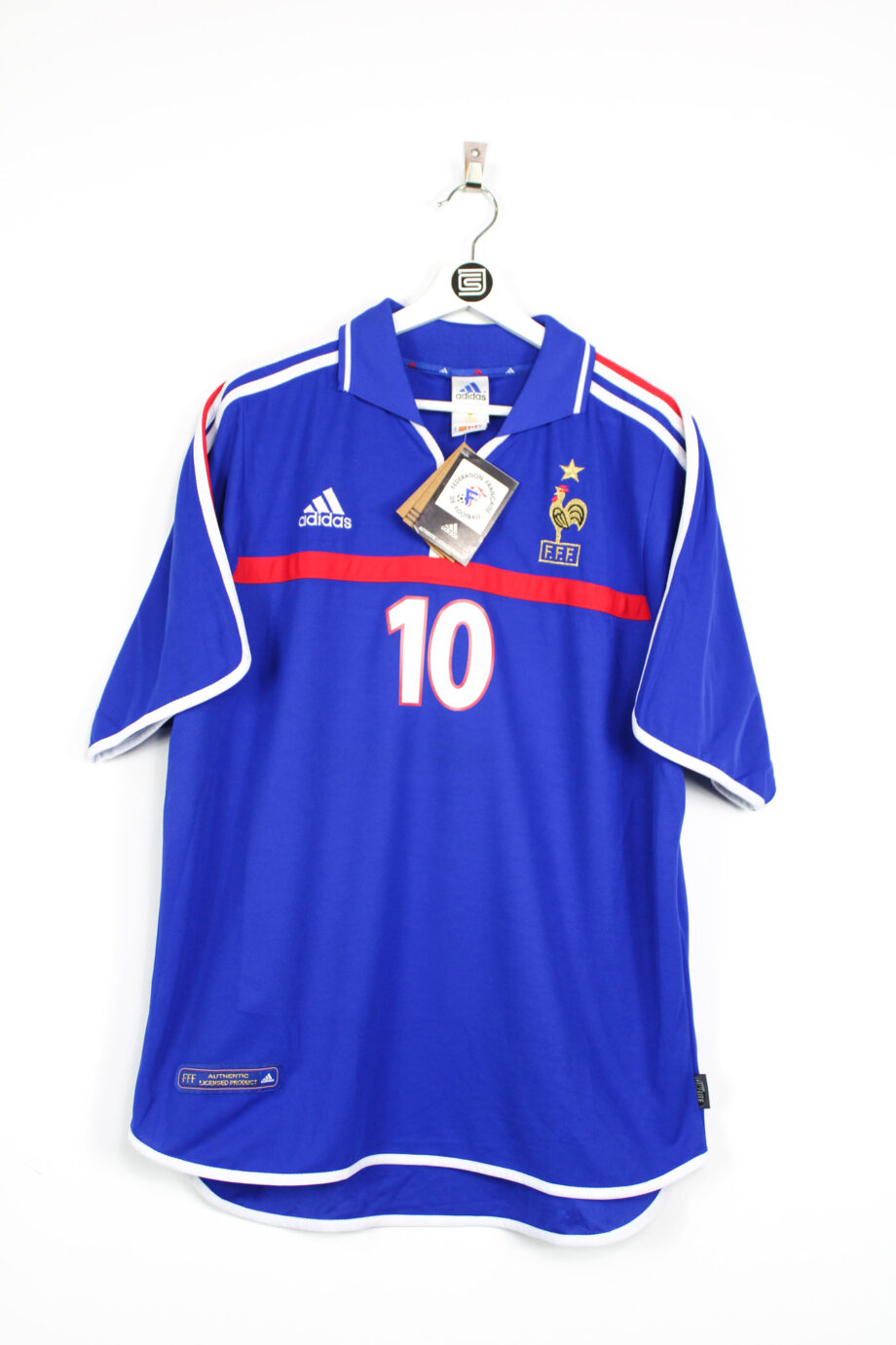 2000-02 France *BNWT* home jersey (#10 ZIDANE) - L