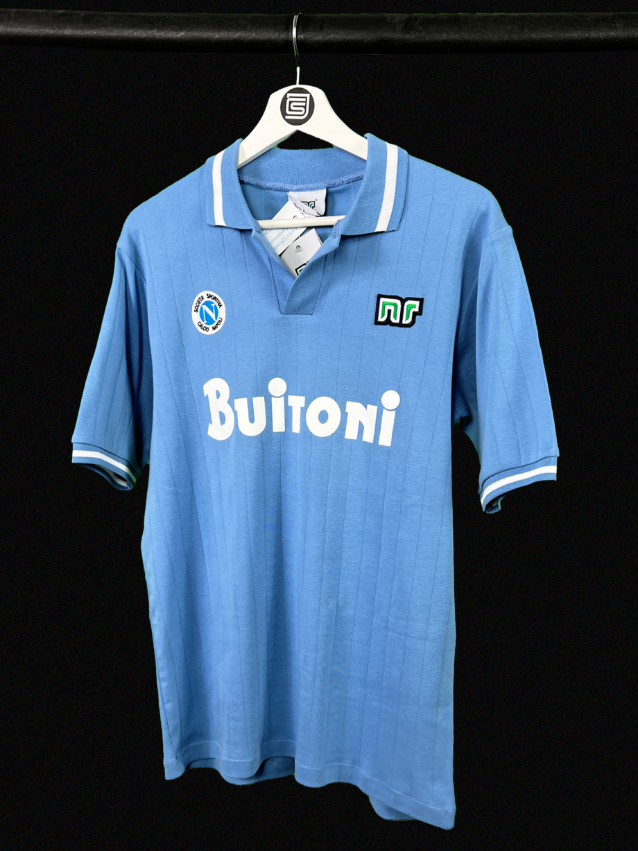 1985-86 Napoli 'NR - Nicola Raccuglia' home jersey (#10 MARADONA)
