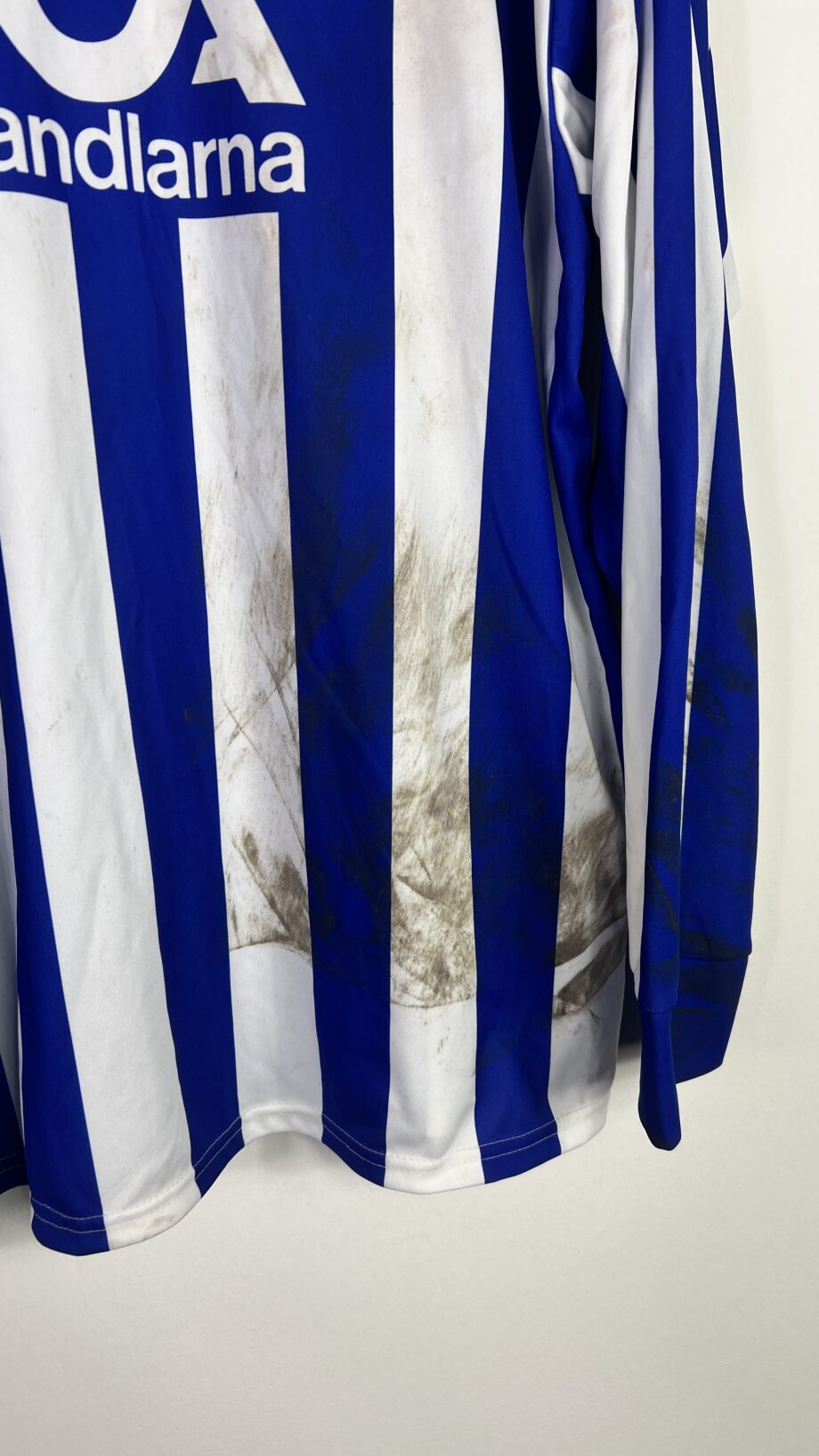 1994-95 IFK Göteborg *MATCH WORN* L/S home jersey (#15 WAHLSTEDT vs. Bayern Munich) - XL