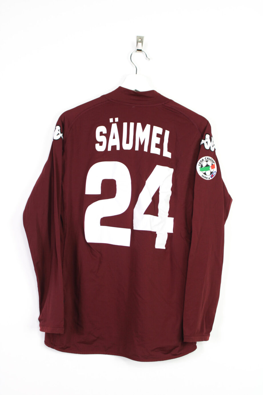 2008-09 Torino *MATCH ISSUE* L/S home jersey (#24 SÄUMEL) - L