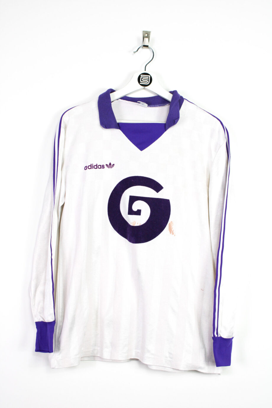 1986-87 RSC Anderlecht *MATCH WORN* L/S away jersey (#4 SCIFO) - L