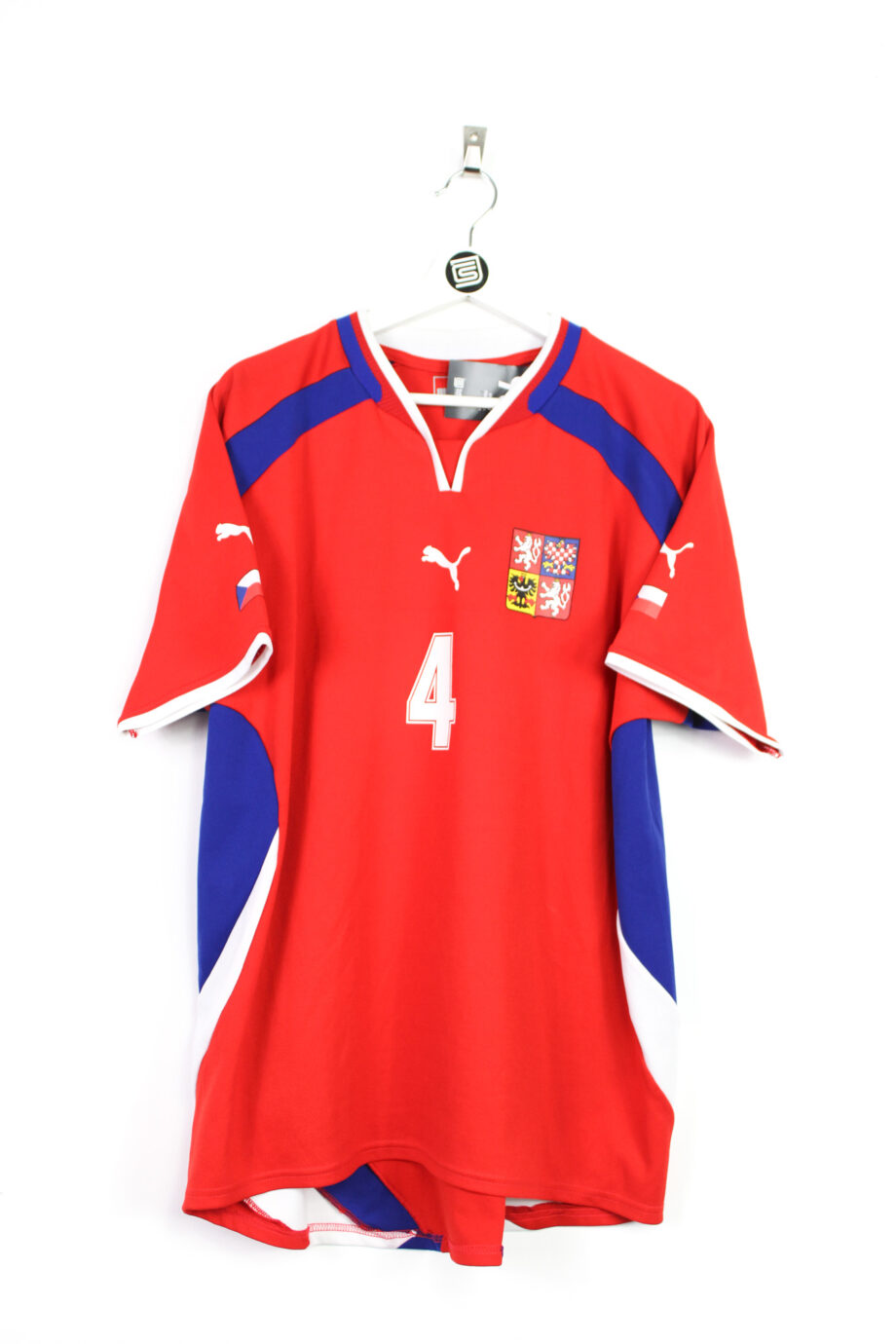 2000-02 Czech Republic home jersey (#4 NEDVED) - XL
