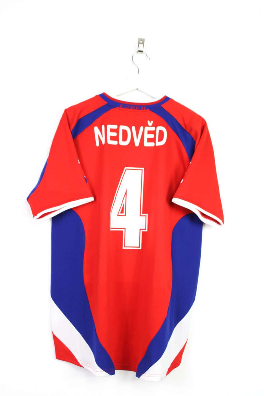 2000-02 Czech Republic home jersey (#4 NEDVED) - XL