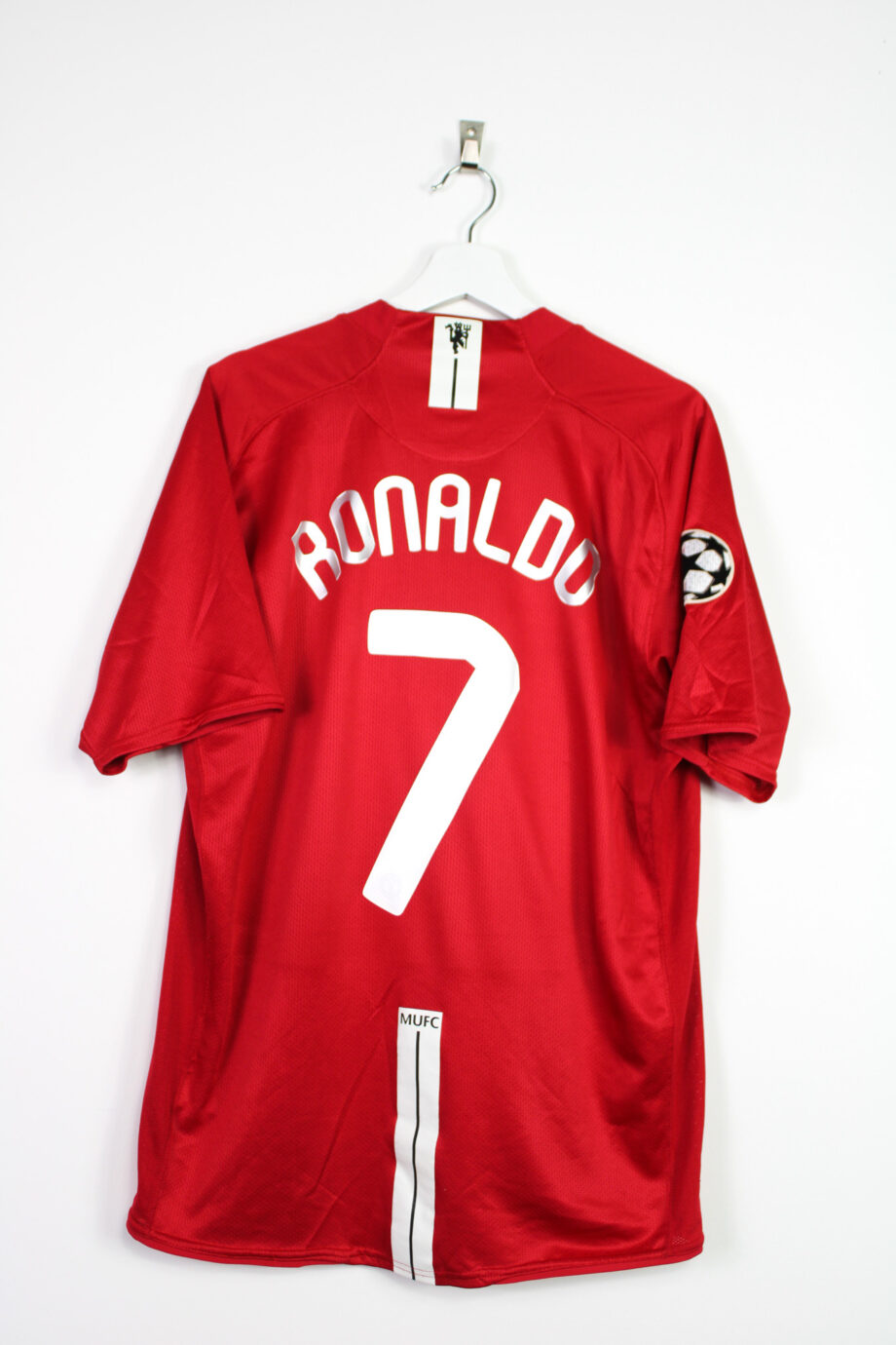 2007-09 Manchester United *2008 FINAL MOSCOW* home jersey (#7 RONALDO) - XL