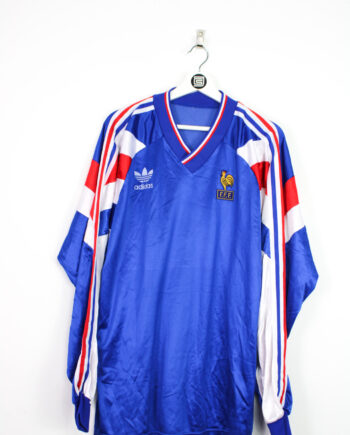 1994-95 France L/S U21 home jersey *MATCH ISSUE* (#6) - XL