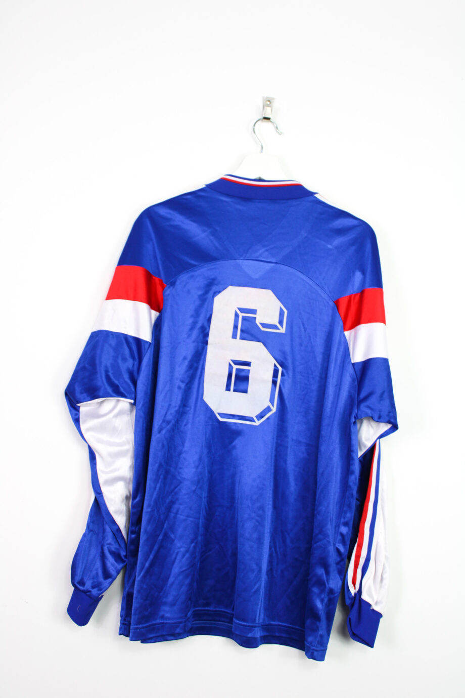 1994-95 France L/S U21 home jersey *MATCH ISSUE* (#6) - XL