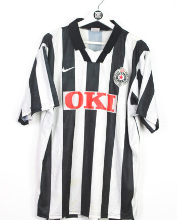 1996-98 Partizan Belgrade *MATCH ISSUE* home jersey (#16 OBRADOVIC) - XL