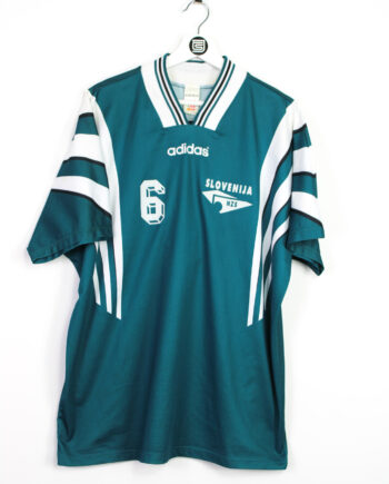 1997 Slovenia *MATCH ISSUE* away jersey (#6) - L
