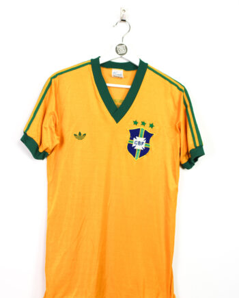 1979-80 Brazil *MATCH ISSUE* home jersey (#9) - M