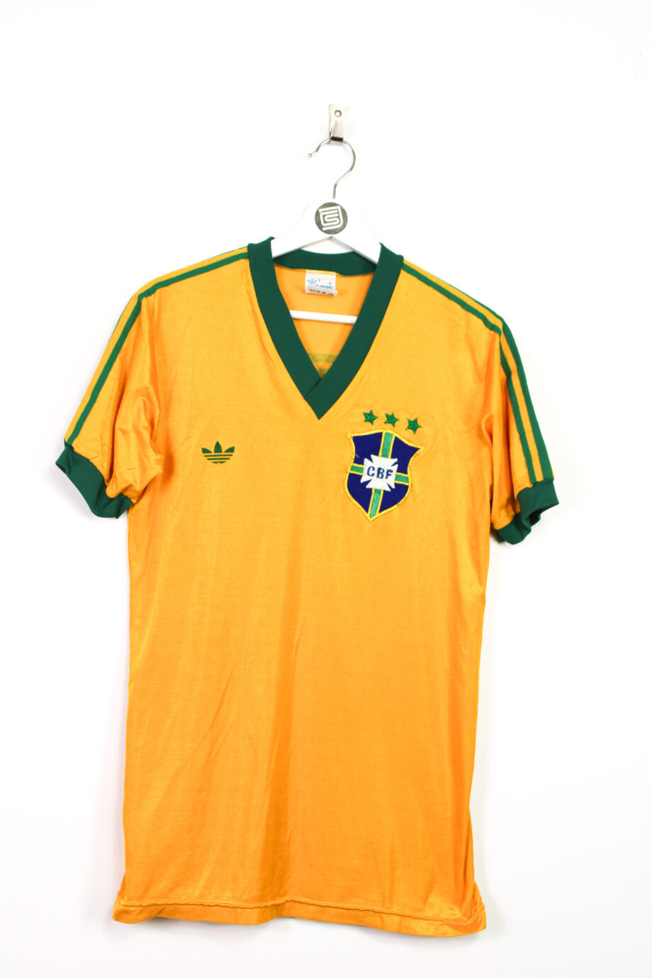 1979-80 Brazil *MATCH ISSUE* home jersey (#9) - M
