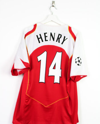 2004-05 Arsenal home jersey (#14 HENRY) - XL