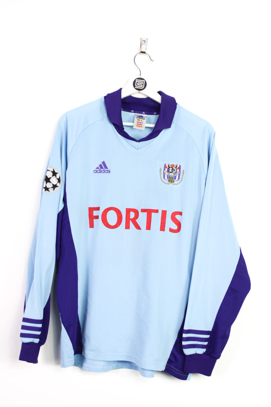 2001-02 Anderlecht *MATCH ISSUE* away jersey (#10 BASEGGIO) - XL