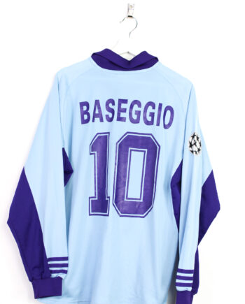 2001-02 Anderlecht *MATCH ISSUE* away jersey (#10 BASEGGIO) - XL