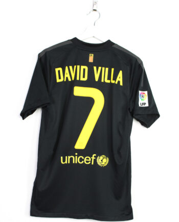 2011-12 FC Barcelona away jersey (#7 DAVID VILLA) - S