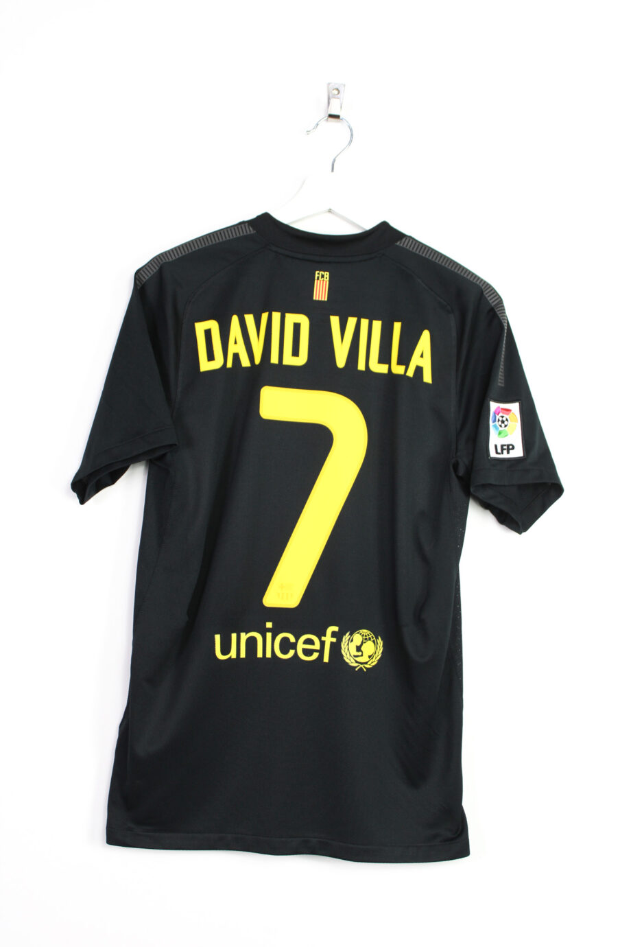 2011-12 FC Barcelona away jersey (#7 DAVID VILLA) - S