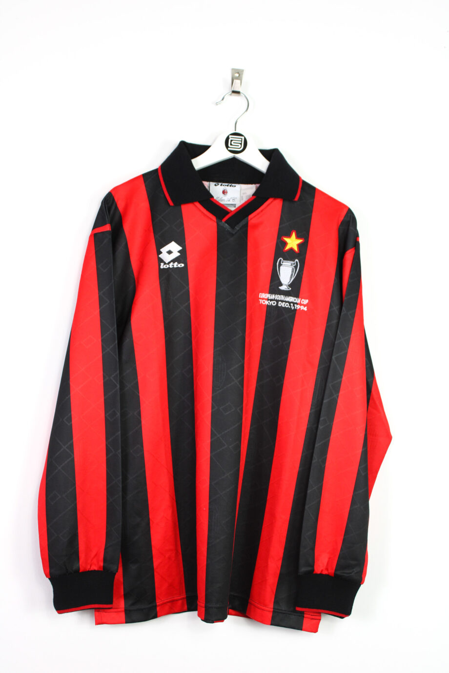 1994 AC Milan *INTERCONTINENTAL CUP* L/S home jersey - L