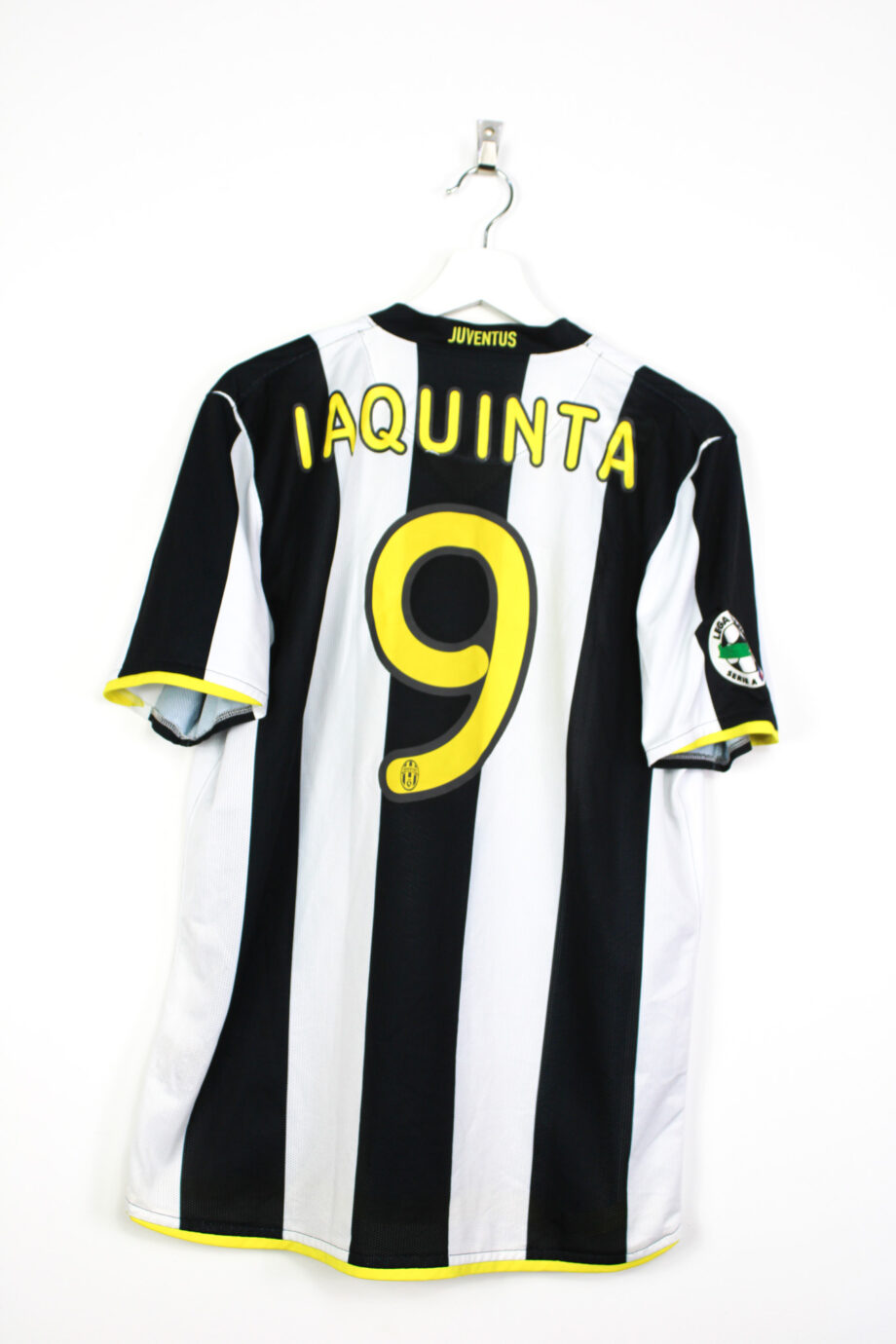 2008-09 Juventus *MATCH ISSUE* home jersey (#9 IAQUINTA) - L