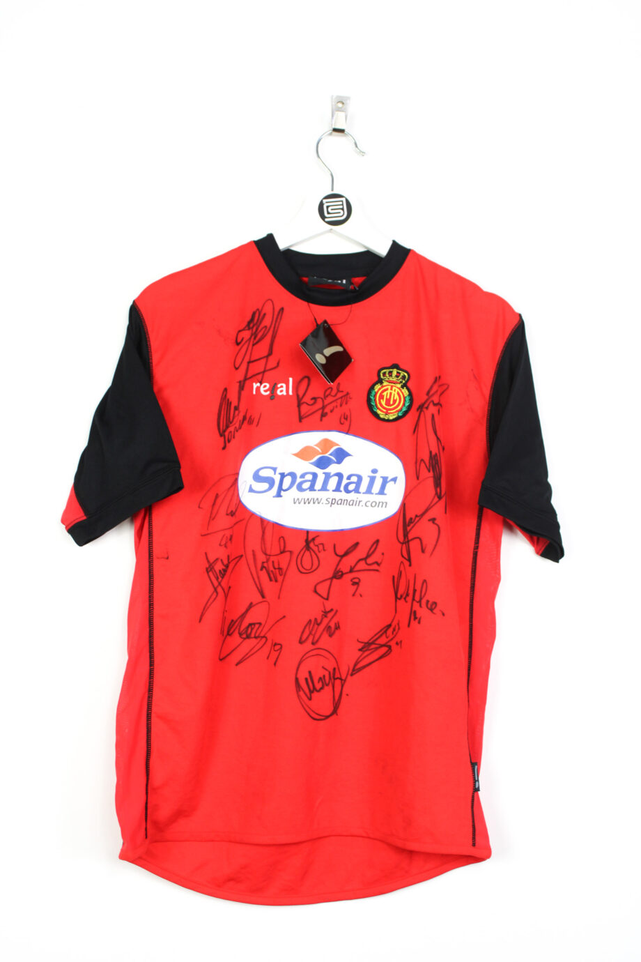 2004-05 Mallorca *SIGNED* home jersey - M