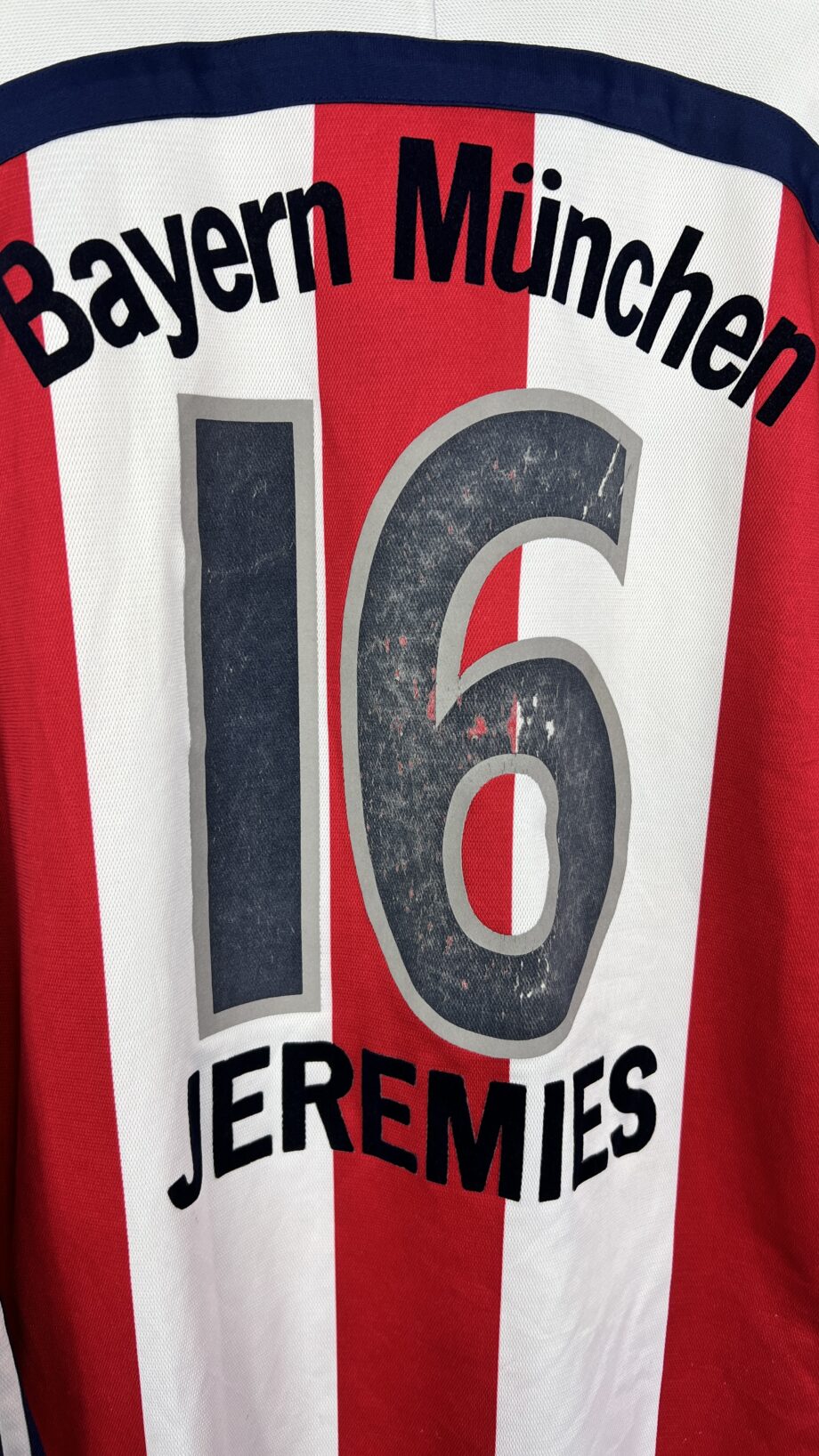 2000-01 Bayern Munich L/S *MATCH ISSUE* home jersey (#16 JEREMIES) - XL