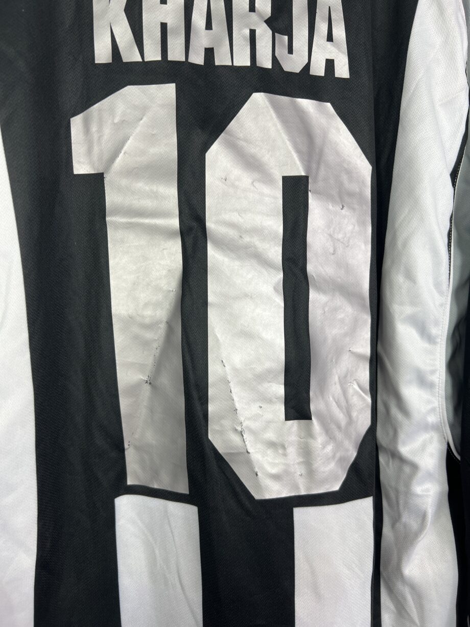 2008-09 Siena *MATCH ISSUE* L/S home jersey (#10 KHARJA vs. Juventus) - L
