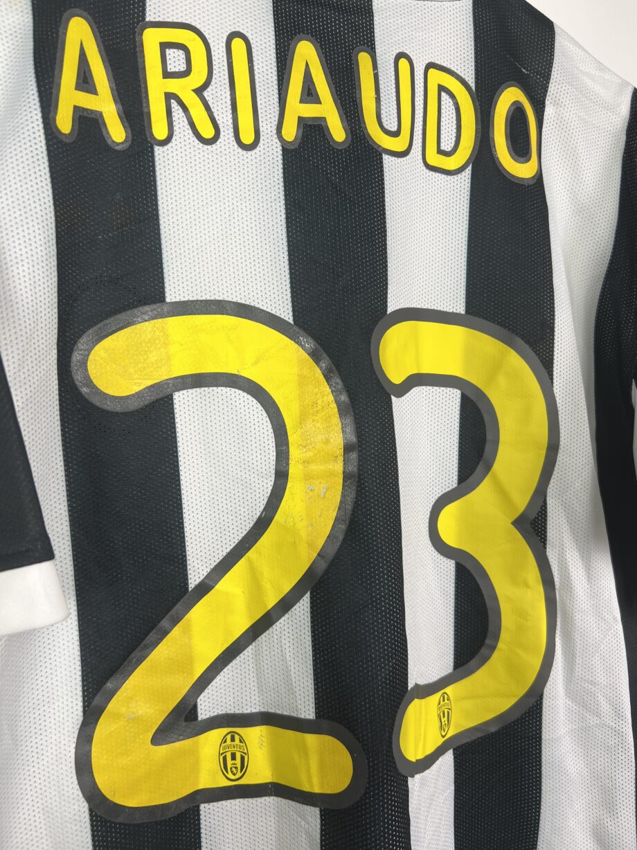 2009-10 Juventus *MATCH ISSUE* home jersey (#23 ARIAUDO vs. Villarreal) - XL