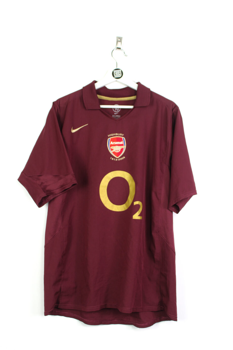 2005-06 Arsenal home jersey (#14 HENRY) - L