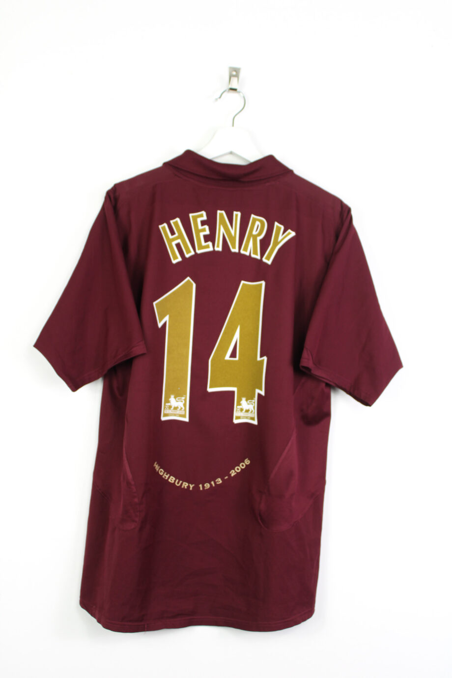 2005-06 Arsenal home jersey (#14 HENRY) - L