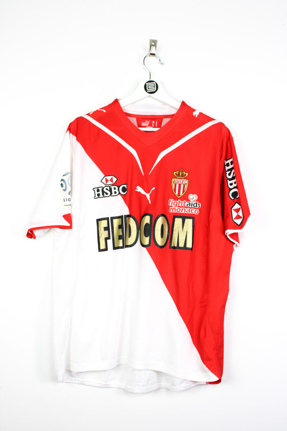 2009-10 AS Monaco home jersey - L