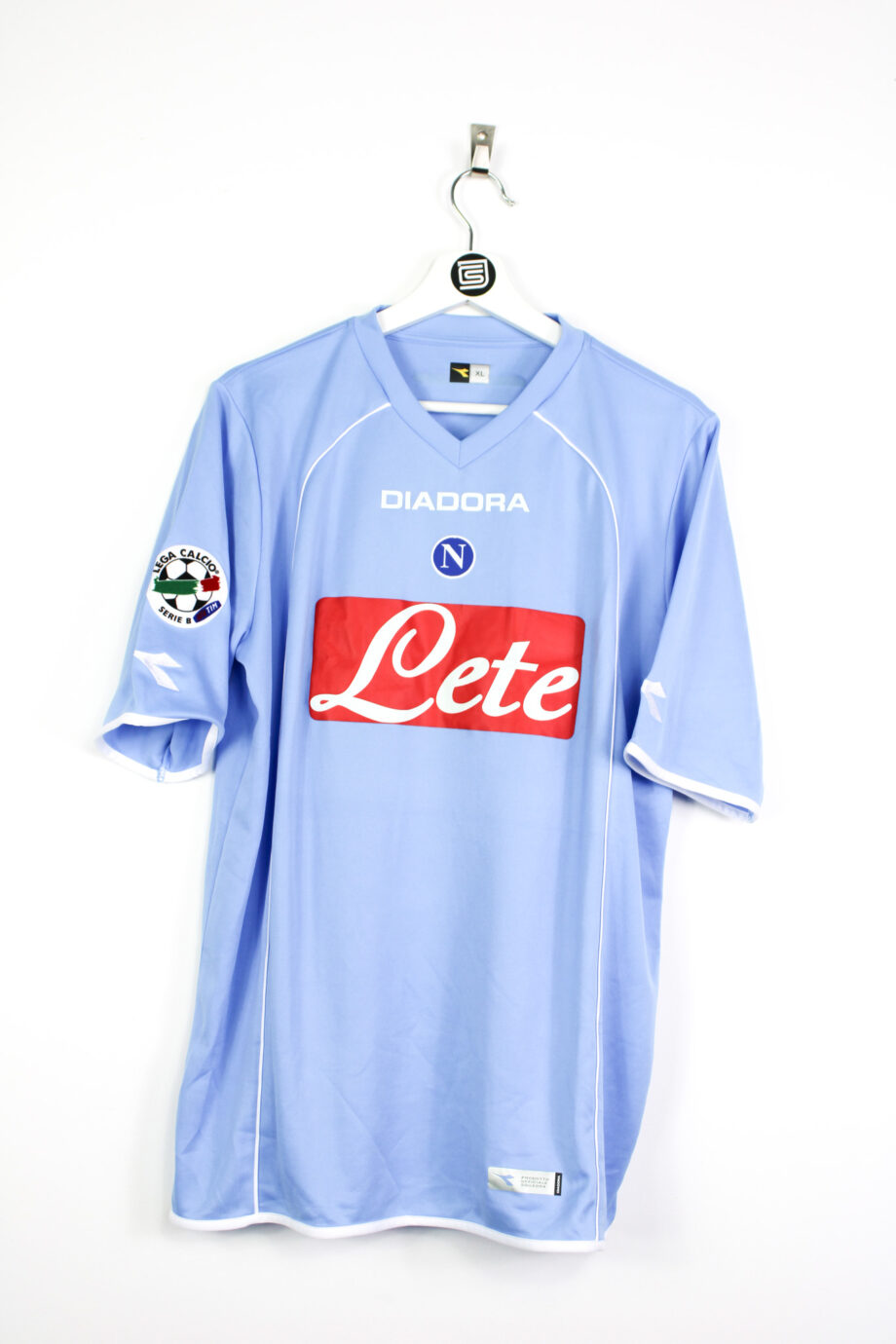 2006-07 Napoli *MATCH ISSUE* home jersey (#21 AMODIO vs. Juventus) - XL