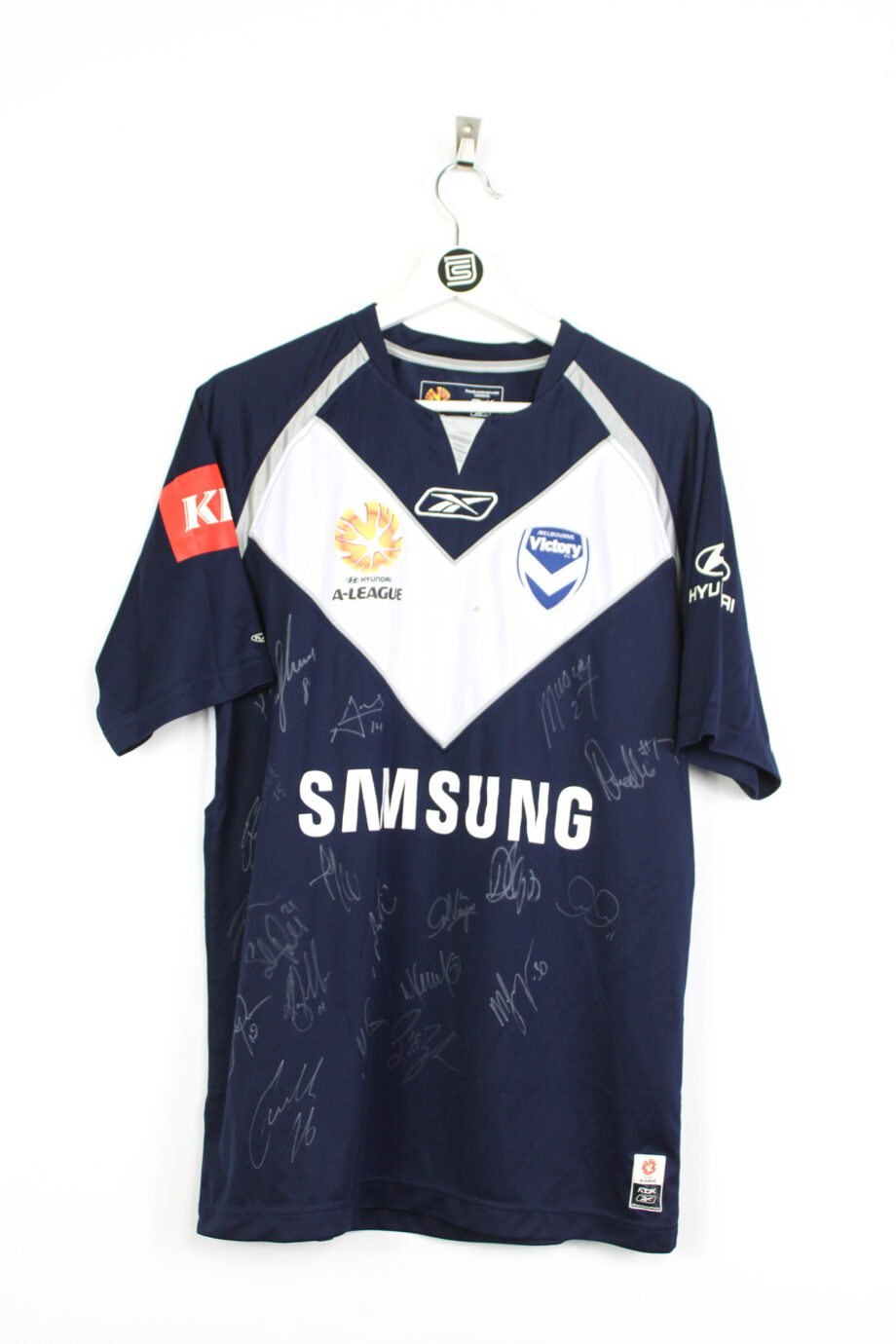2007-08 Melbourne Victory *SIGNED* home jersey - M