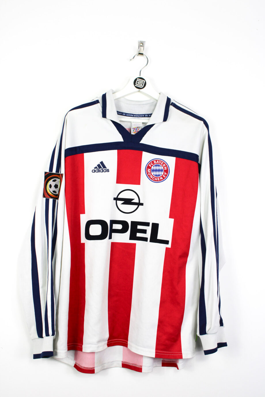 2000-01 Bayern Munich L/S *MATCH ISSUE* home jersey (#16 JEREMIES) - XL