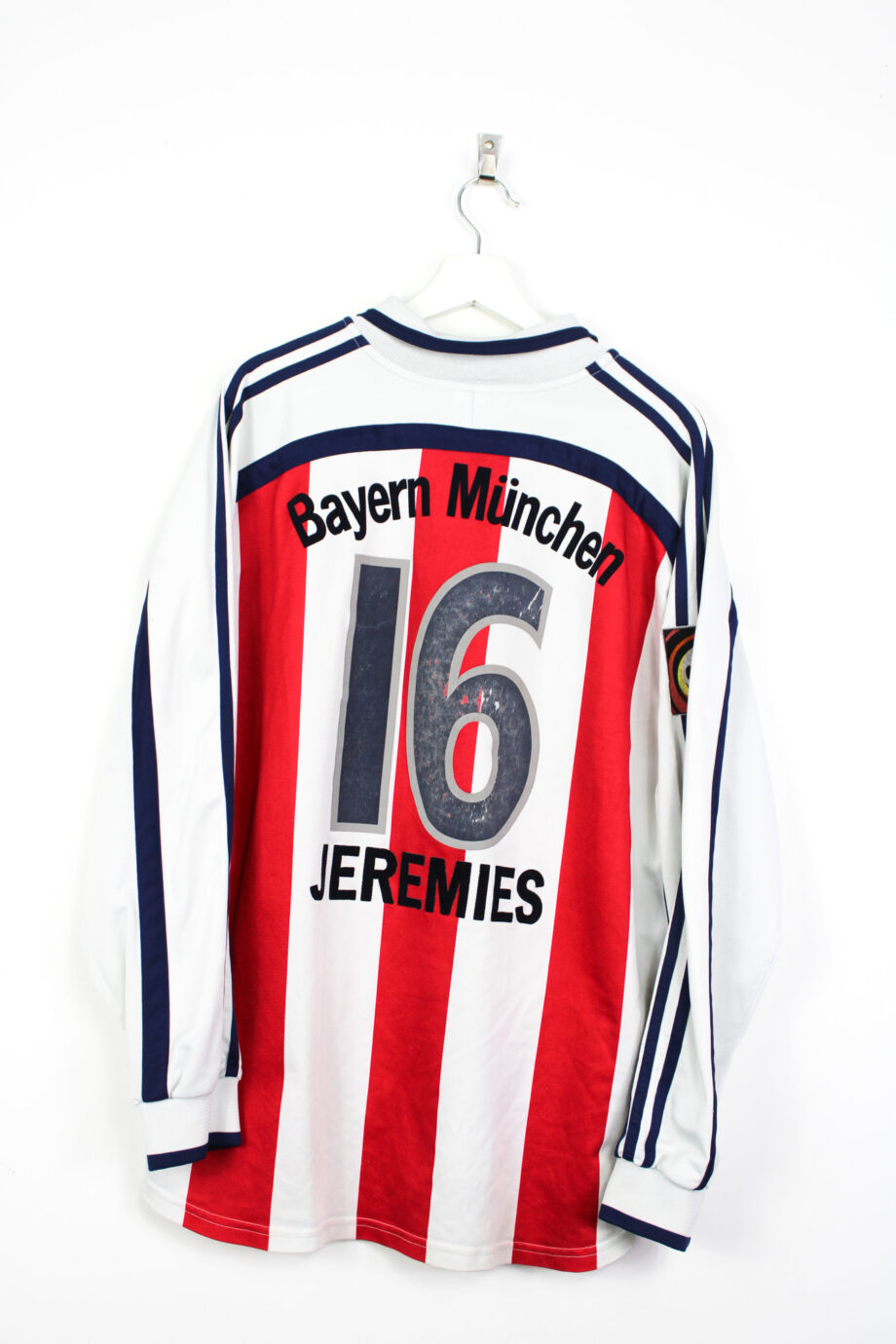 2000-01 Bayern Munich L/S *MATCH ISSUE* home jersey (#16 JEREMIES) - XL