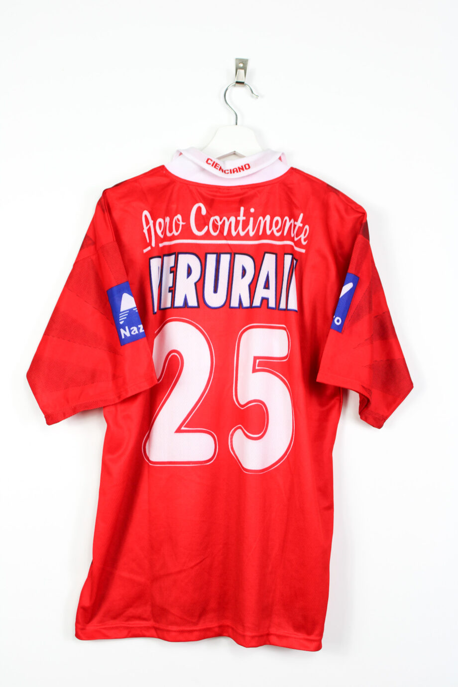 2003 Club Cienciano home jersey (#25) - L