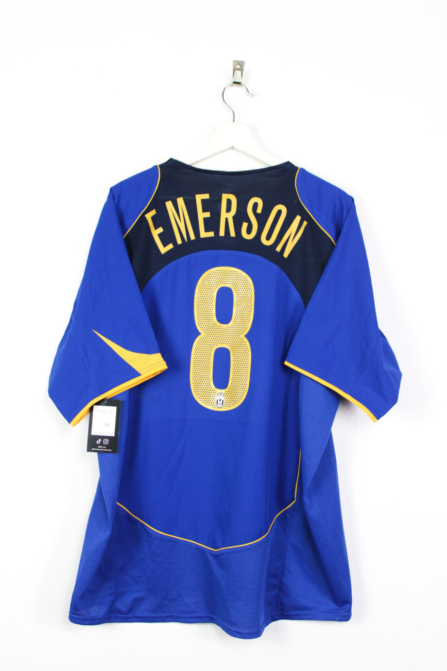 2004-05 Juventus third jersey (#8 EMERSON) - XL