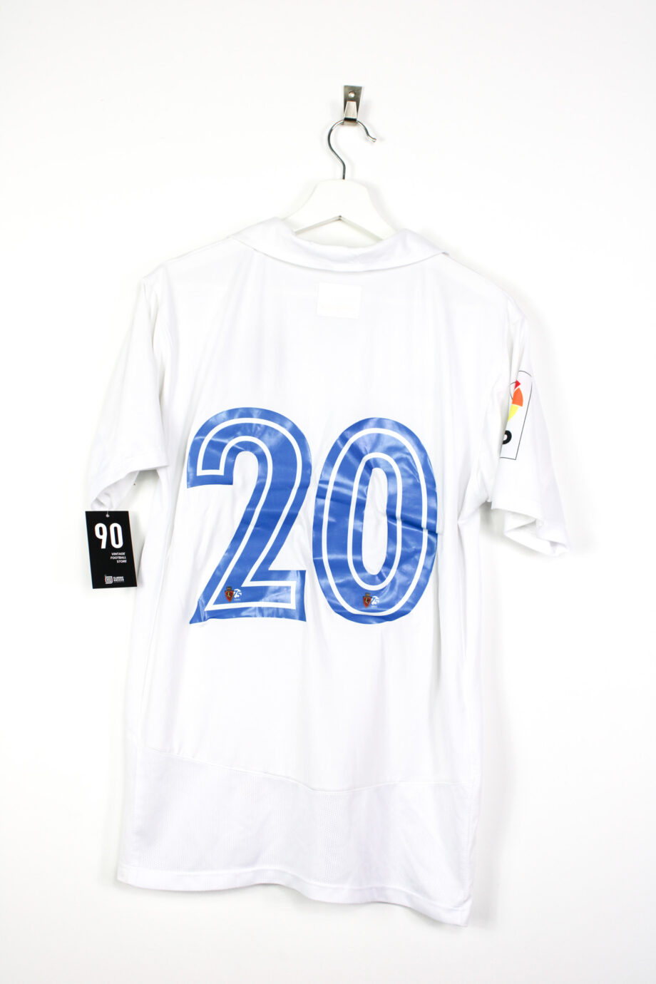 2007-08 Zaragoza *MATCH ISSUE* 75 YEARS home jersey (#20 vs. Juventus) - M