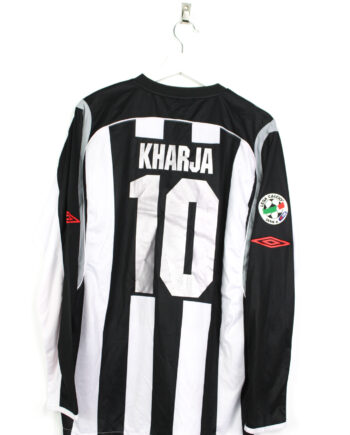 2008-09 Siena *MATCH ISSUE* L/S home jersey (#10 KHARJA vs. Juventus) - L