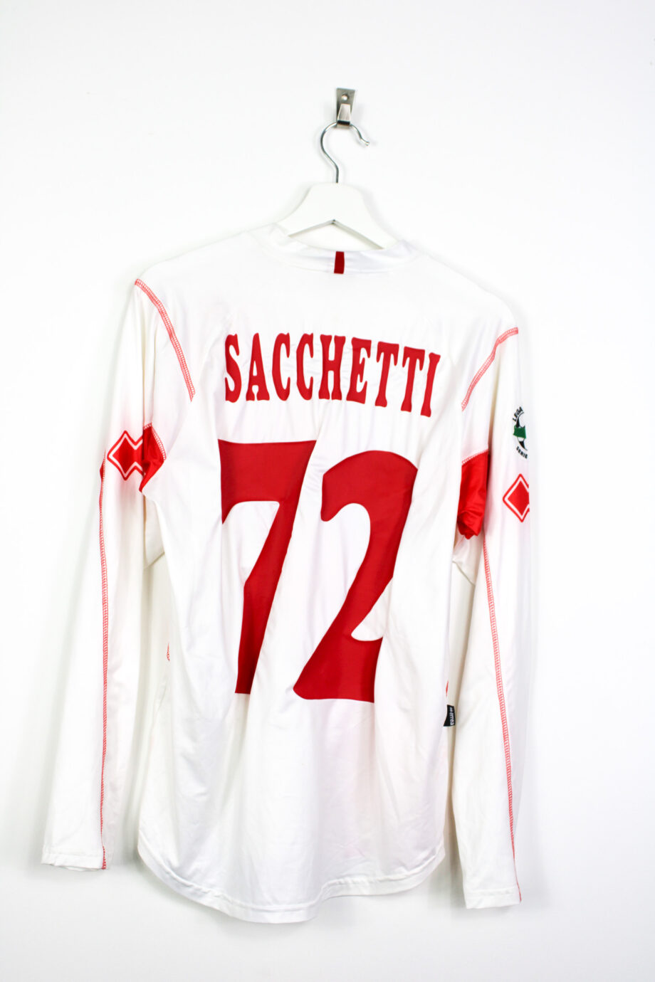 2006-07 AC Mantova *MATCH ISSUE* away jersey (#72 SACCHETTI vs. Juventus) - L