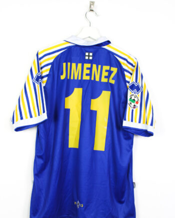 2009-10 Parma *MATCH ISSUE* away jersey (#11 JIMENEZ vs. Juventus) - L
