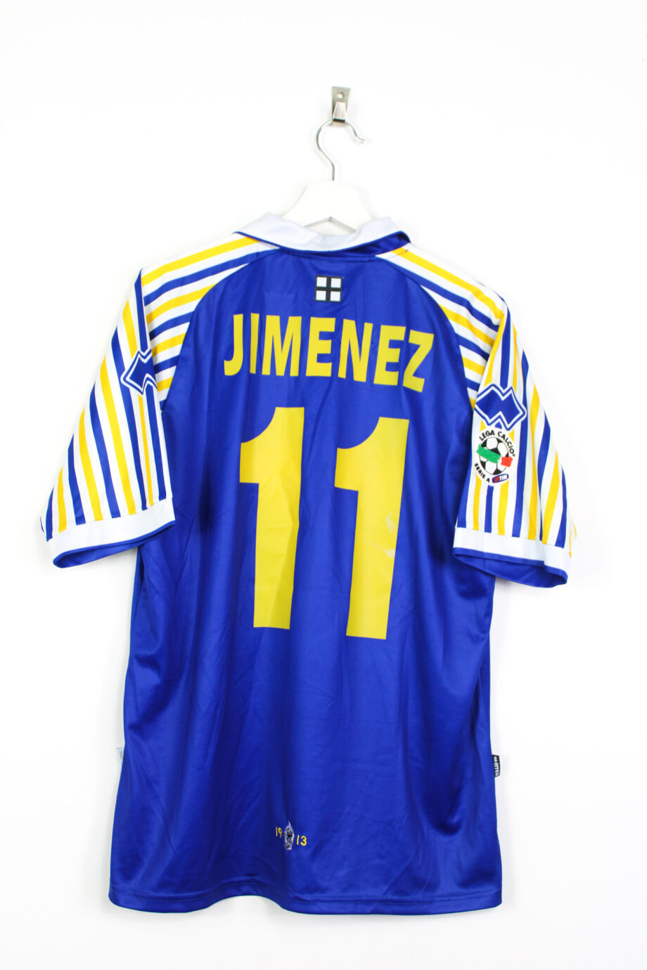 2009-10 Parma *MATCH ISSUE* away jersey (#11 JIMENEZ vs. Juventus) - L