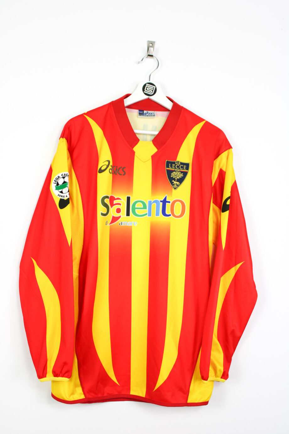 2005-06 Lecce *MATCH ISSUE* home jersey (#3 RULLO vs. Juventus) - XL