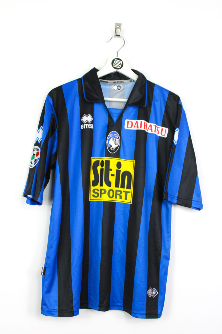 2007-08 Atalanta BC *MATCH ISSUE* home jersey (#16 RIVALTA vs. Juventus) - XL