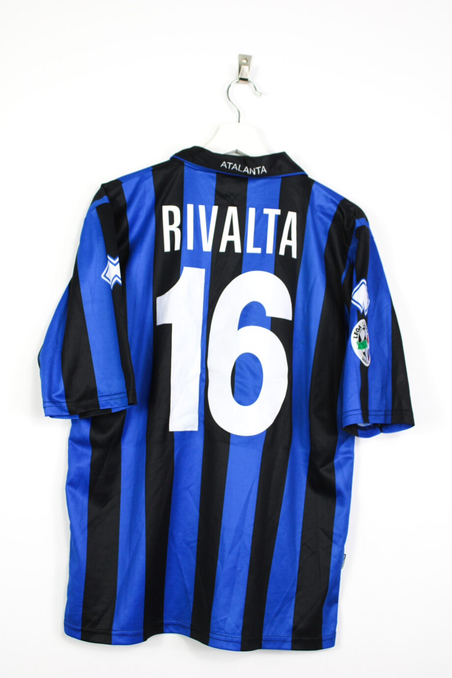 2007-08 Atalanta BC *MATCH ISSUE* home jersey (#16 RIVALTA vs. Juventus) - XL