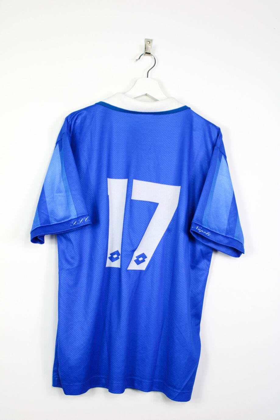 1996-97 Napoli *MATCH ISSUE* home jersey (#17 vs. Athletic Club) - XL