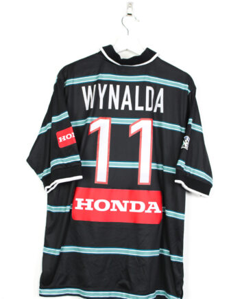 1998-99 San Jose Clash away jersey (#11 WYNALDA) - L