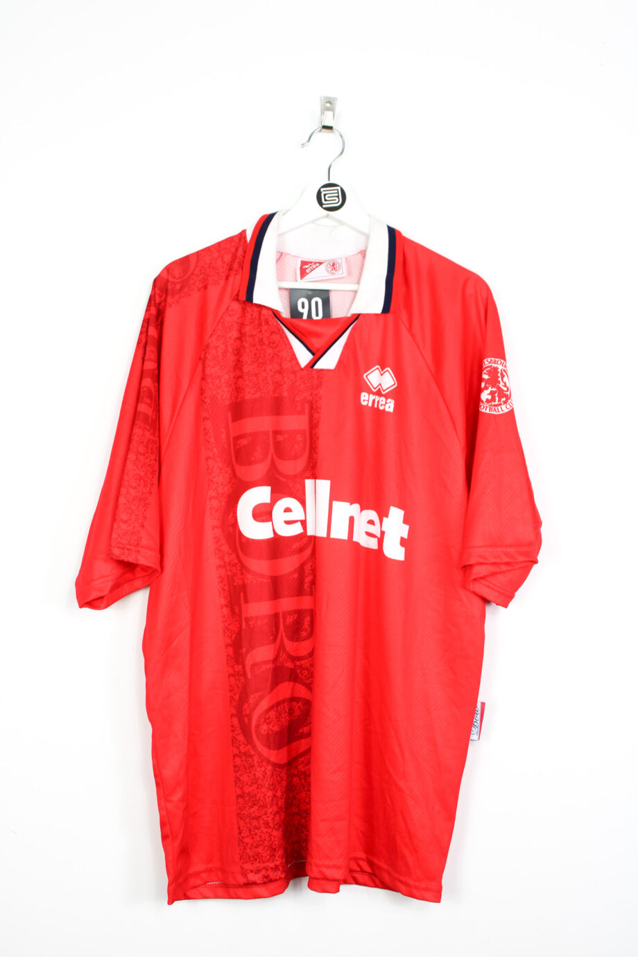 1996-97 Middlesbrough home jersey (#11 RAVANELLI) - XL