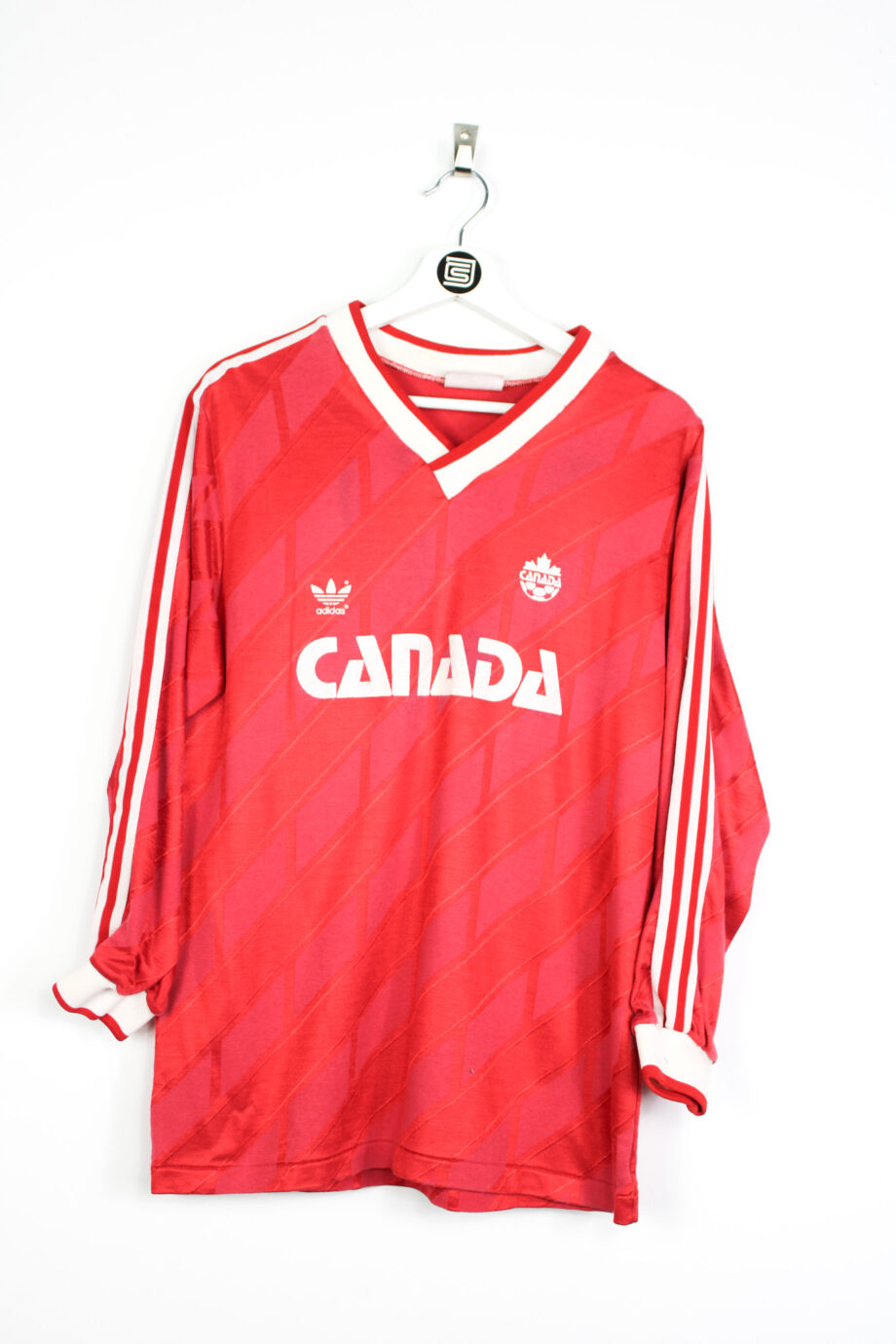 1986-88 Canada *MATCH ISSUE* L/S home jersey (#12) - M/L