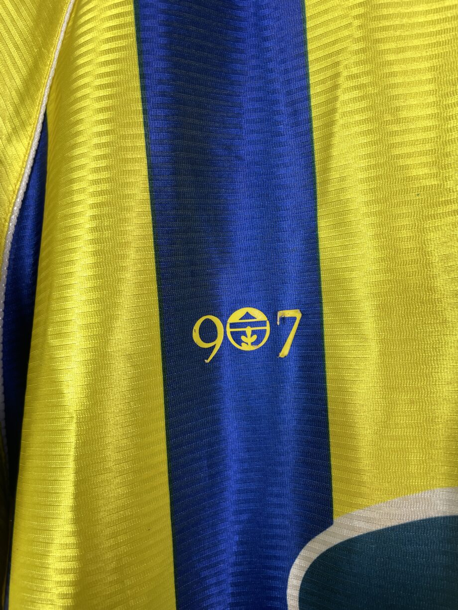 2001-02 Fenerbahçe *MATCH WORN* home jersey (#17 LAZETIĆ vs. FC Barcelona ) - XL