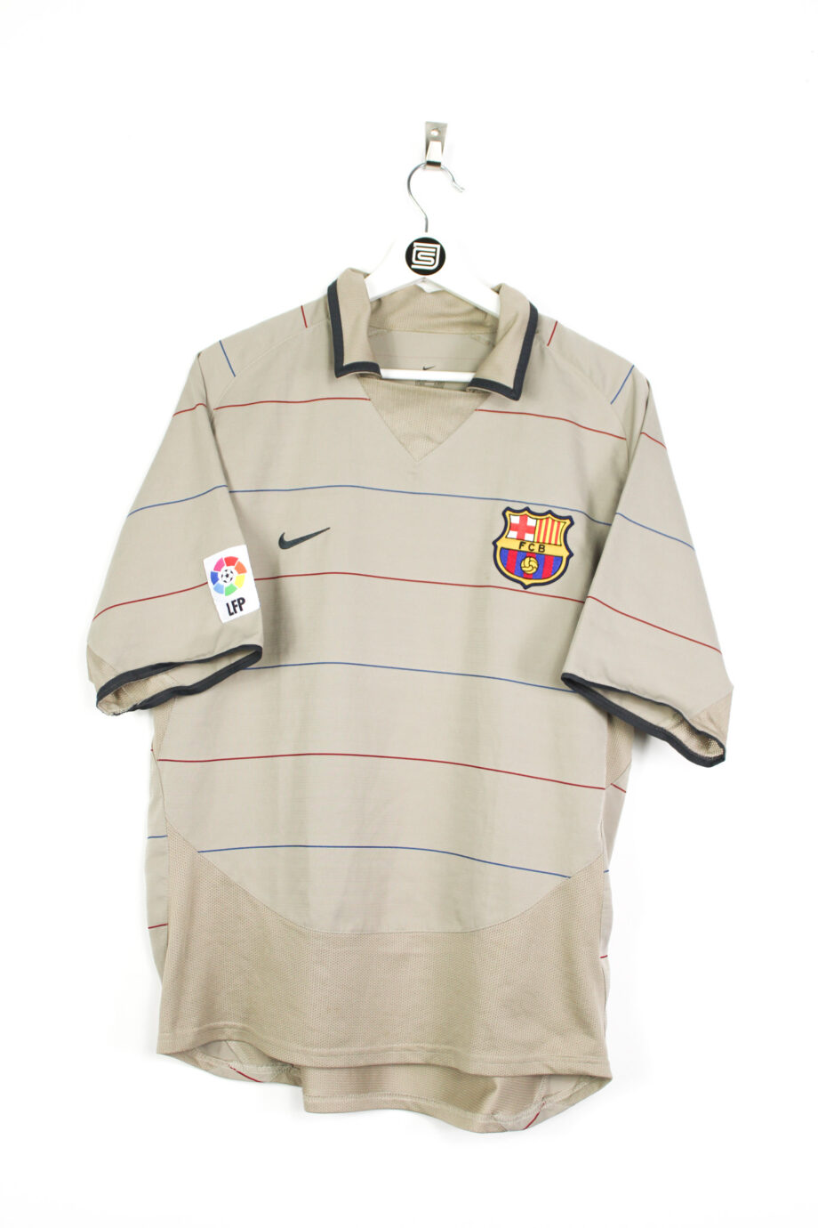 2003-05 FC Barcelona away jersey (#10 RONALDINHO) - M