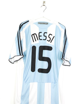 2008-09 Argentina home jersey (#15 MESSI) - XL